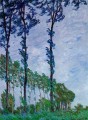 Poplars Wind Effect Claude Monet woods forest